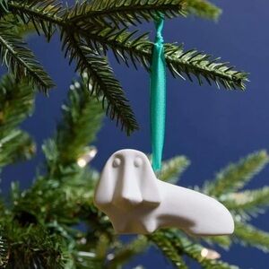 Jonathan Adler Porcelain Ornament HOUND NWT in box